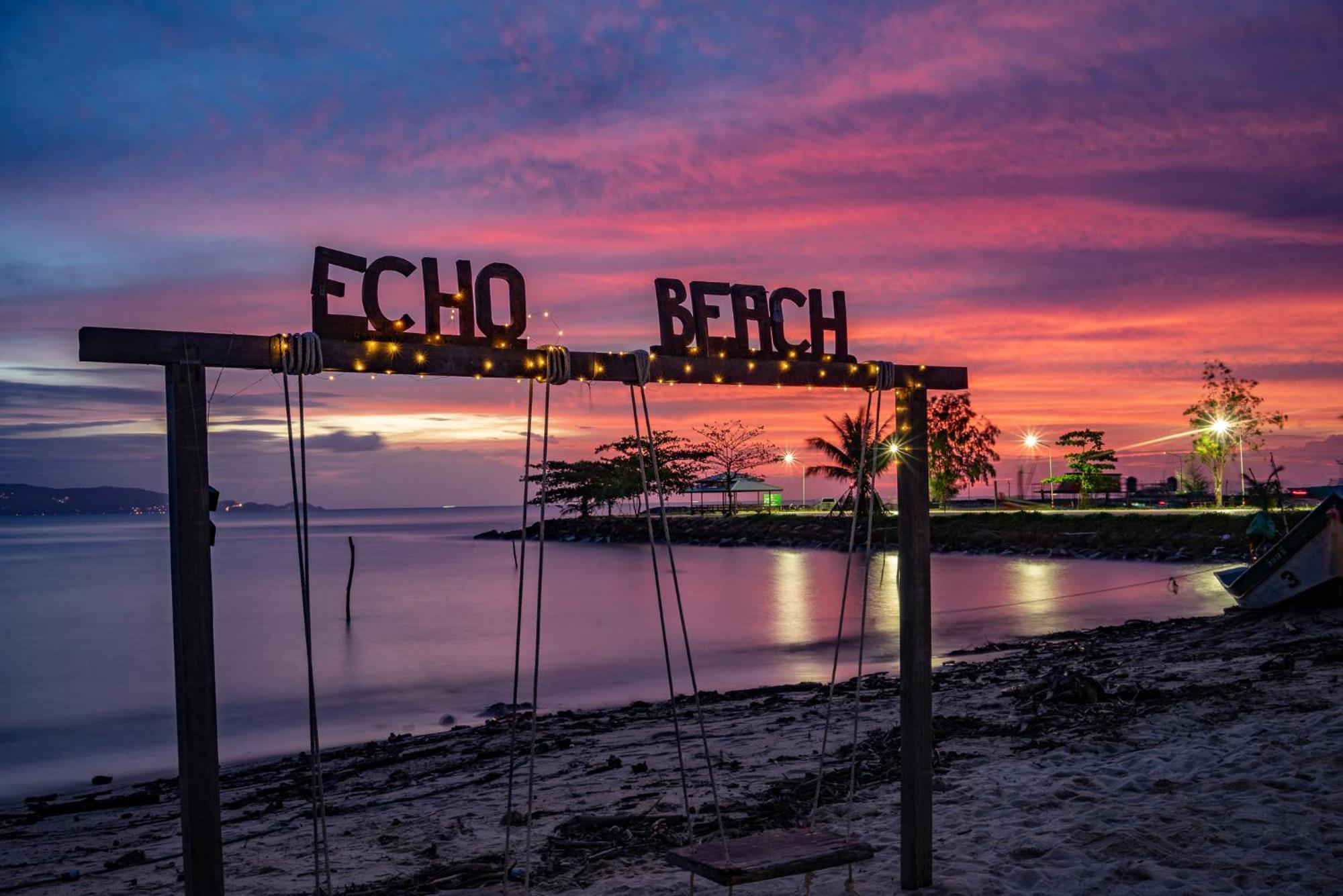 Echo Beach Hostel Baan Tai Eksteriør billede