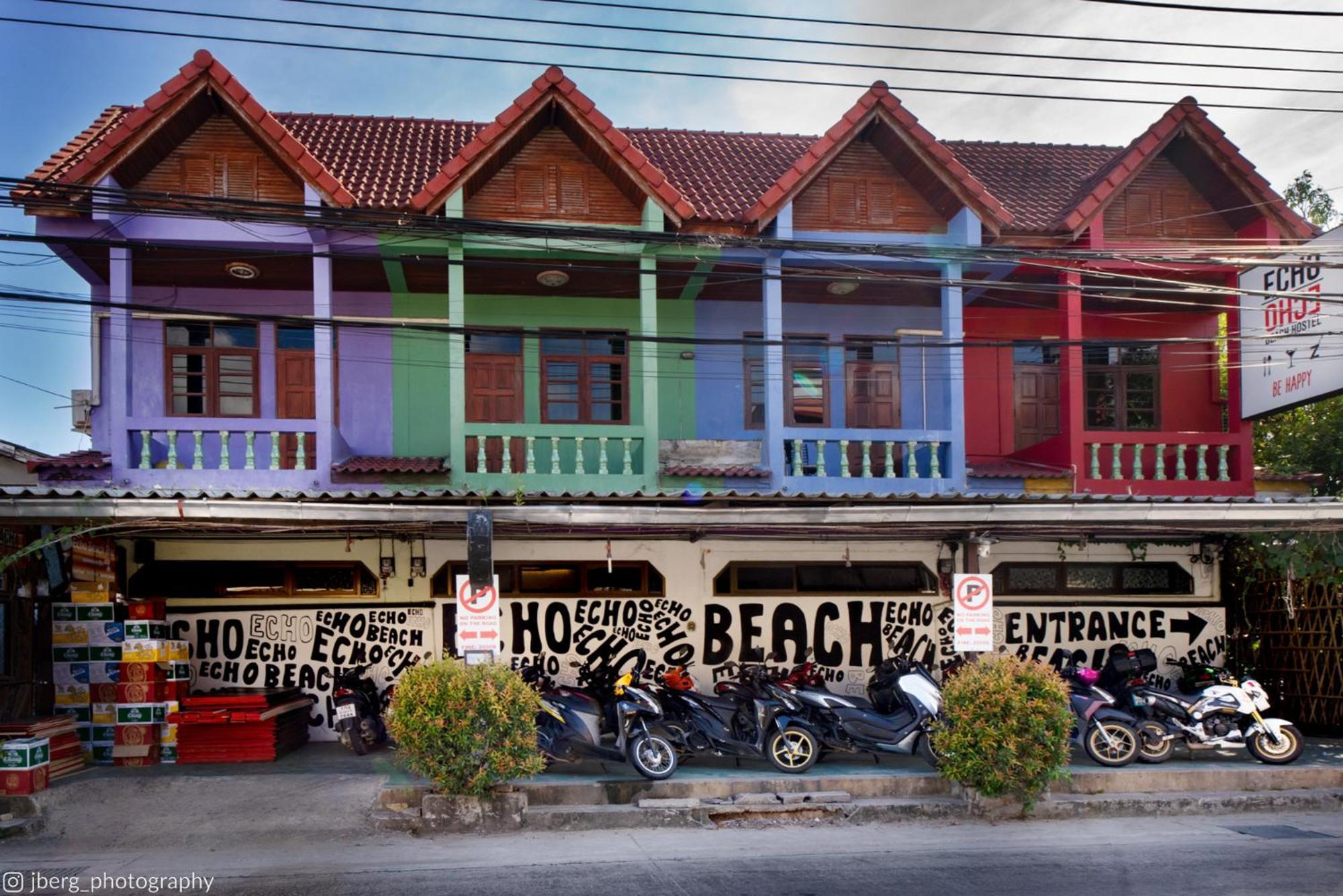 Echo Beach Hostel Baan Tai Eksteriør billede